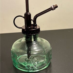 Green Glass Plant Mister